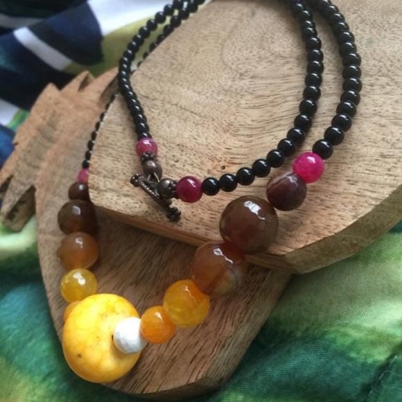 Hand Crafted Jewelry - Handcrafted Beaded Necklace Reinita